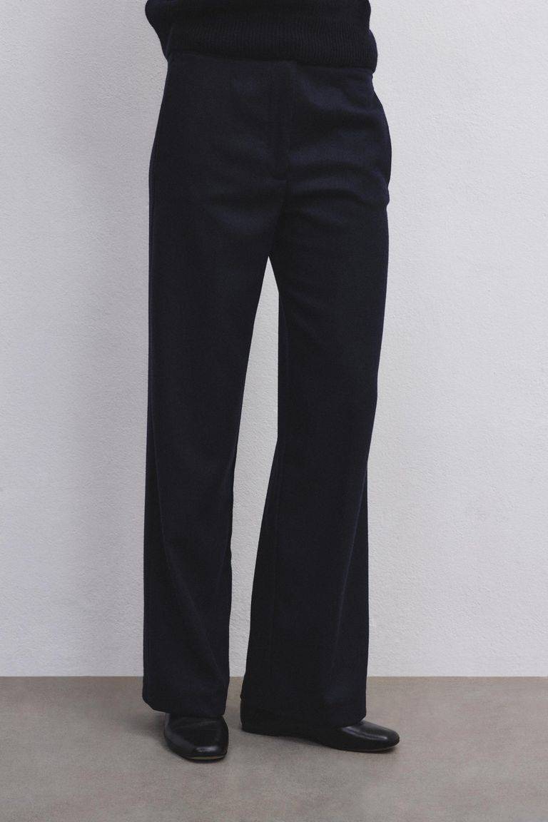 Pomandere Pantalone iconico in flanella misto lana In Linea