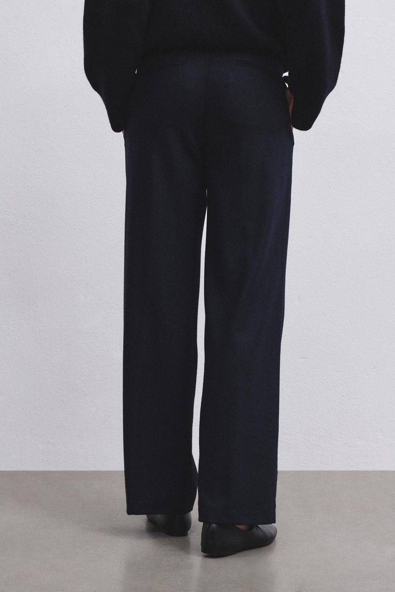 Pomandere Pantalone iconico in flanella misto lana In Linea