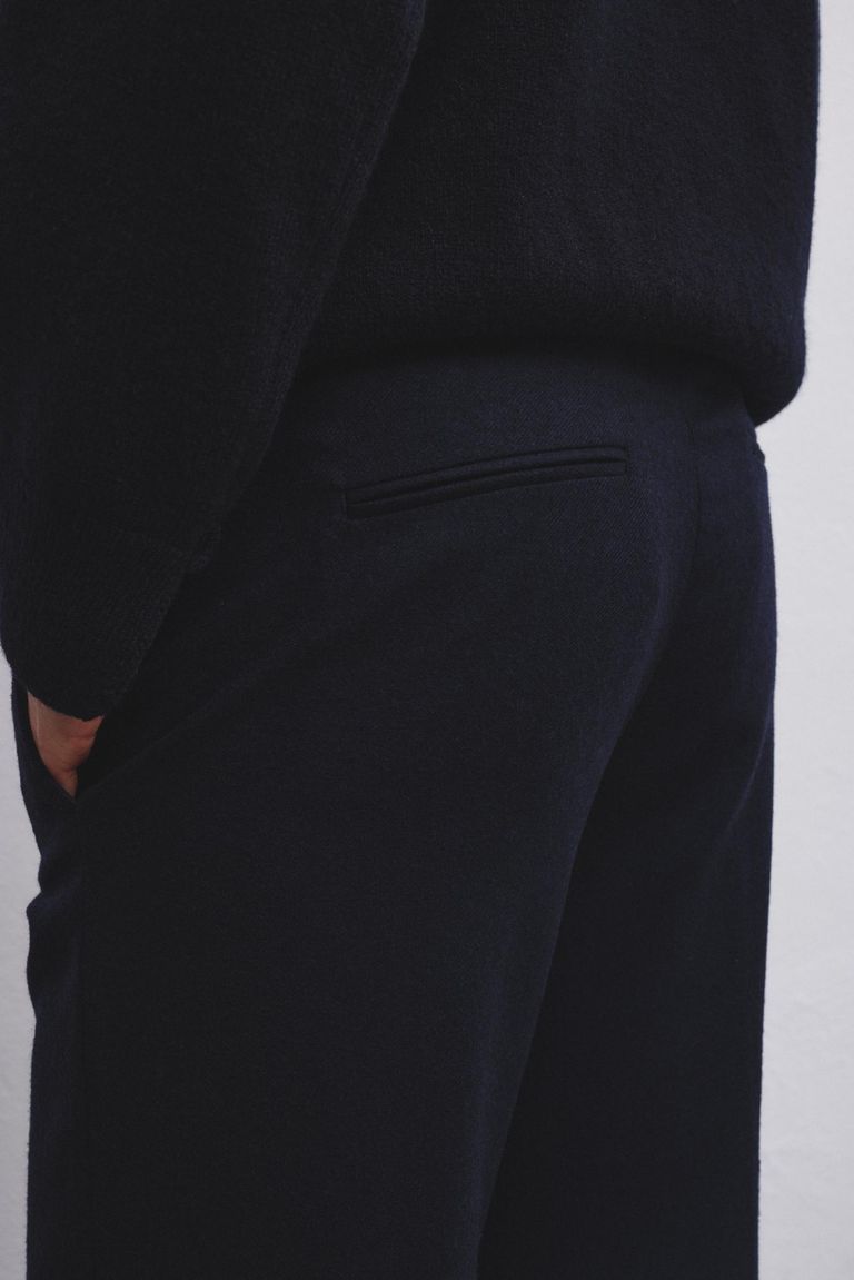 Pomandere Pantalone iconico in flanella misto lana In Linea