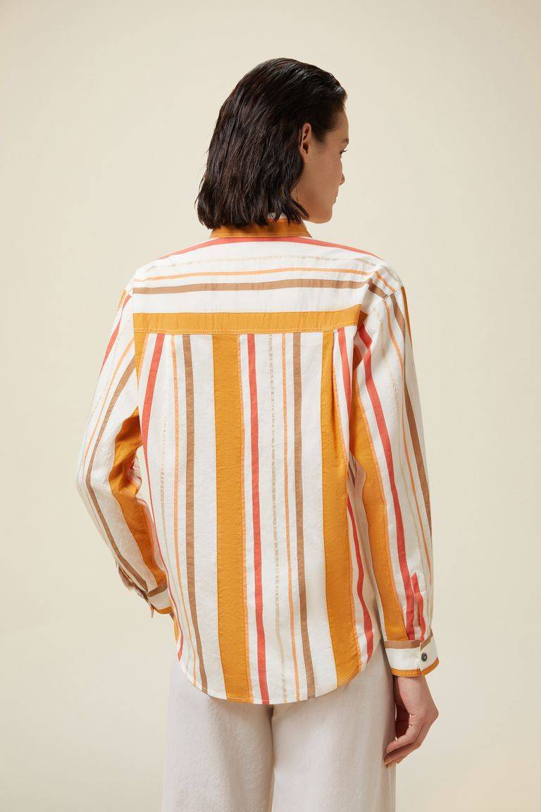 Pomandere Camicia a righe con taschino Pezzi Unici