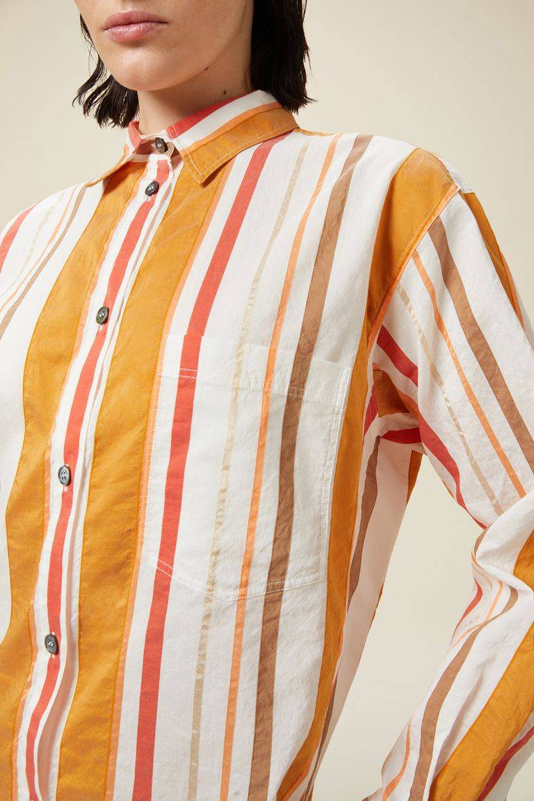 Pomandere Camicia a righe con taschino Pezzi Unici