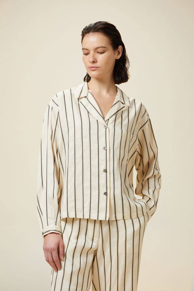 Pomandere Camicia pijama rigata Prezzo di fabbrica