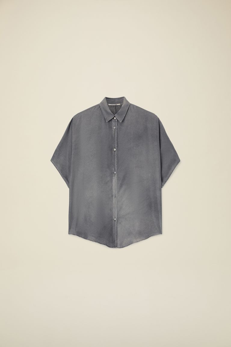 Pomandere Camicia con maniche corte tinta naturalmente Sottocosto