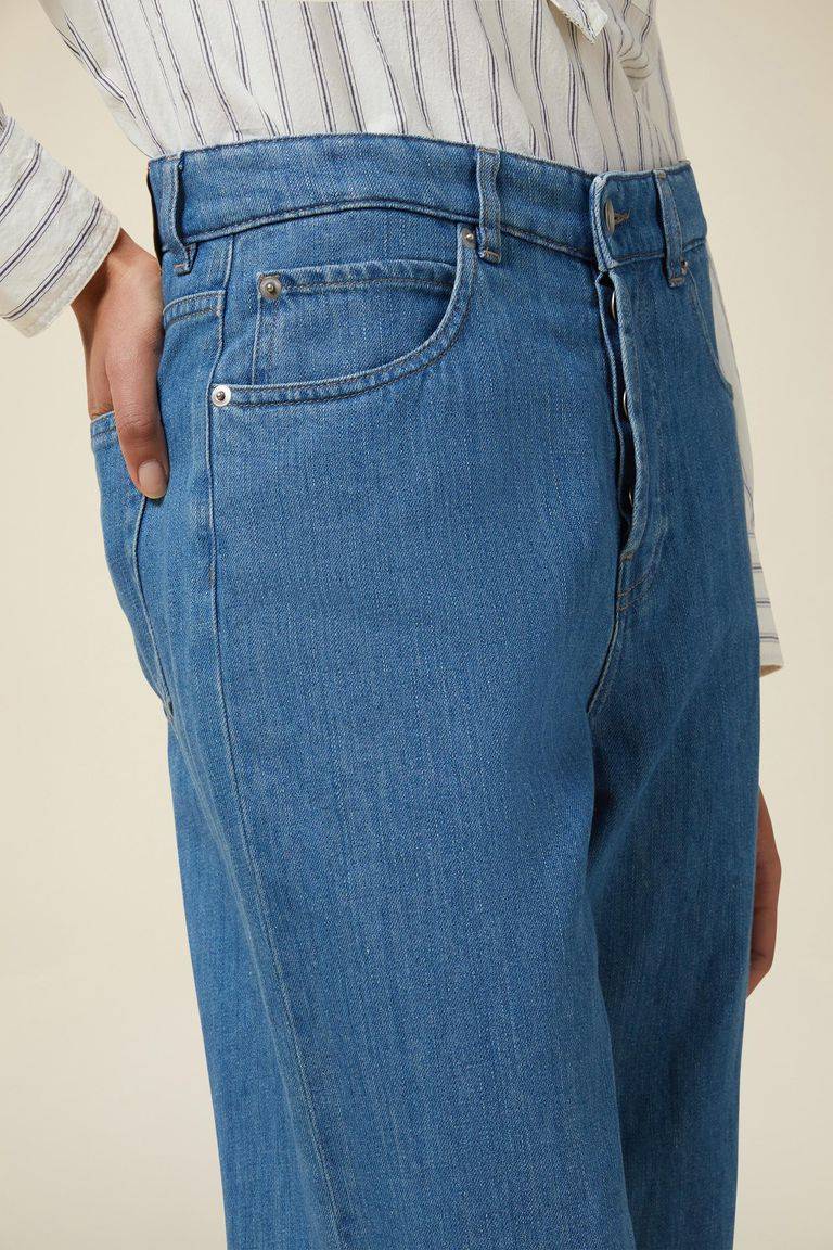 Pomandere Denim wide leg Presa