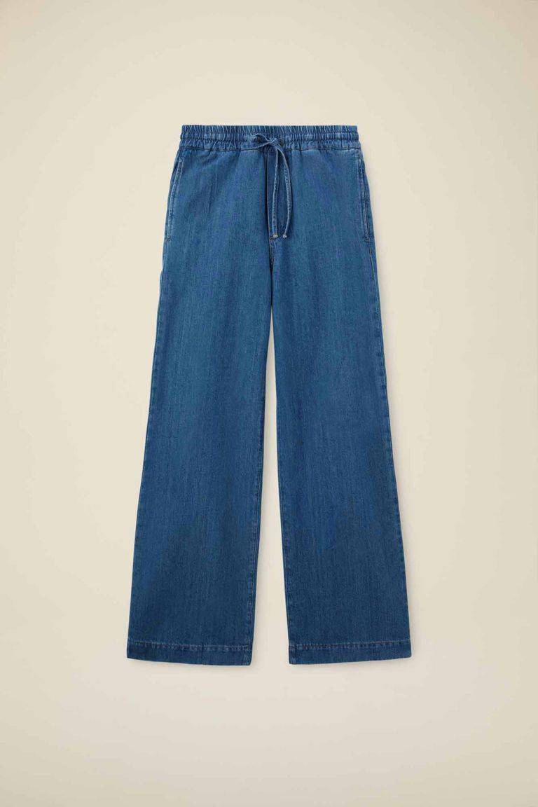 Pomandere Denim con elastico in vita Economico
