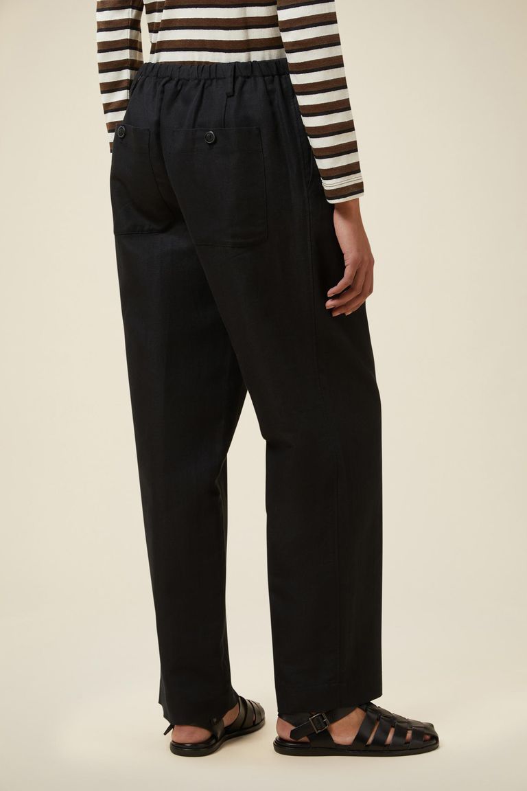 Pomandere Pantalone con elastico in vita e coulisse Online