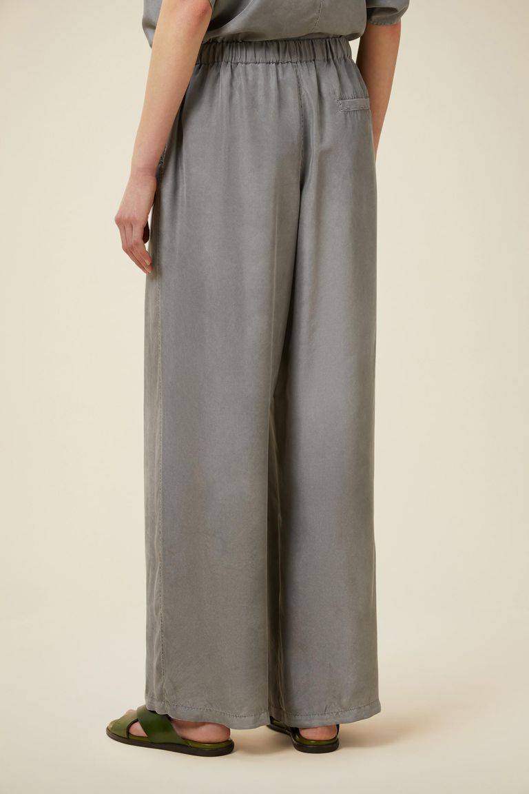 Pomandere Pantalone ampio con elastico in vita, tinto naturalmente Vendita Economica