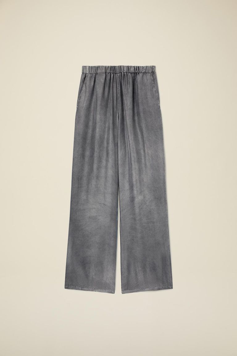 Pomandere Pantalone ampio con elastico in vita, tinto naturalmente Vendita Economica