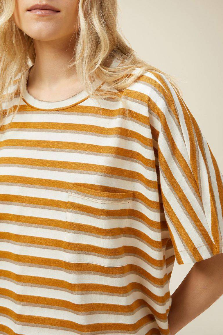 Pomandere T-shirt con taschino sul petto Soddisfazione Garantita