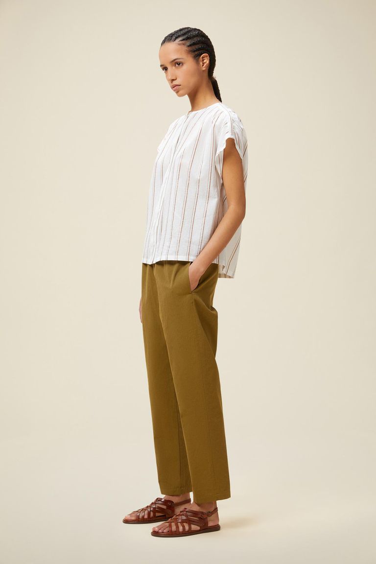 Pomandere Top rigato lurex Saldi