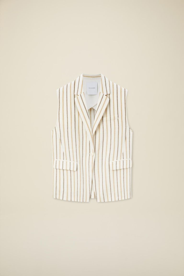 Pomandere Gilet rigato Fino Al -60%