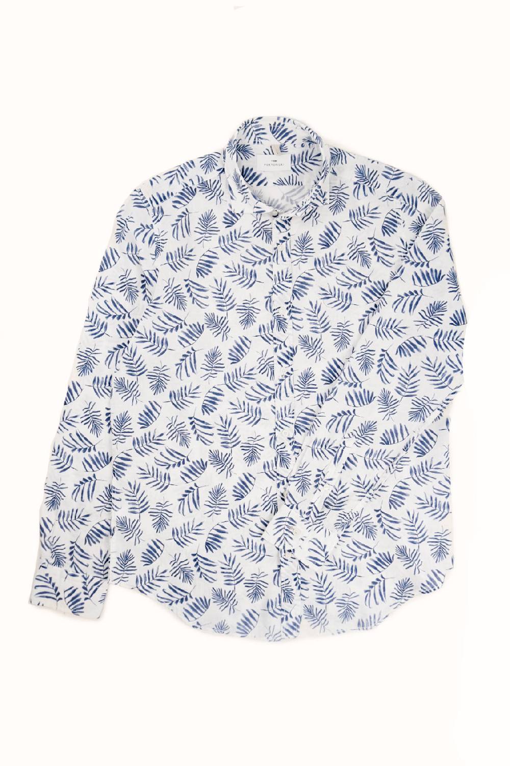 Portofiori CAMICIA FANTASIA MISTO LINO Convenienza