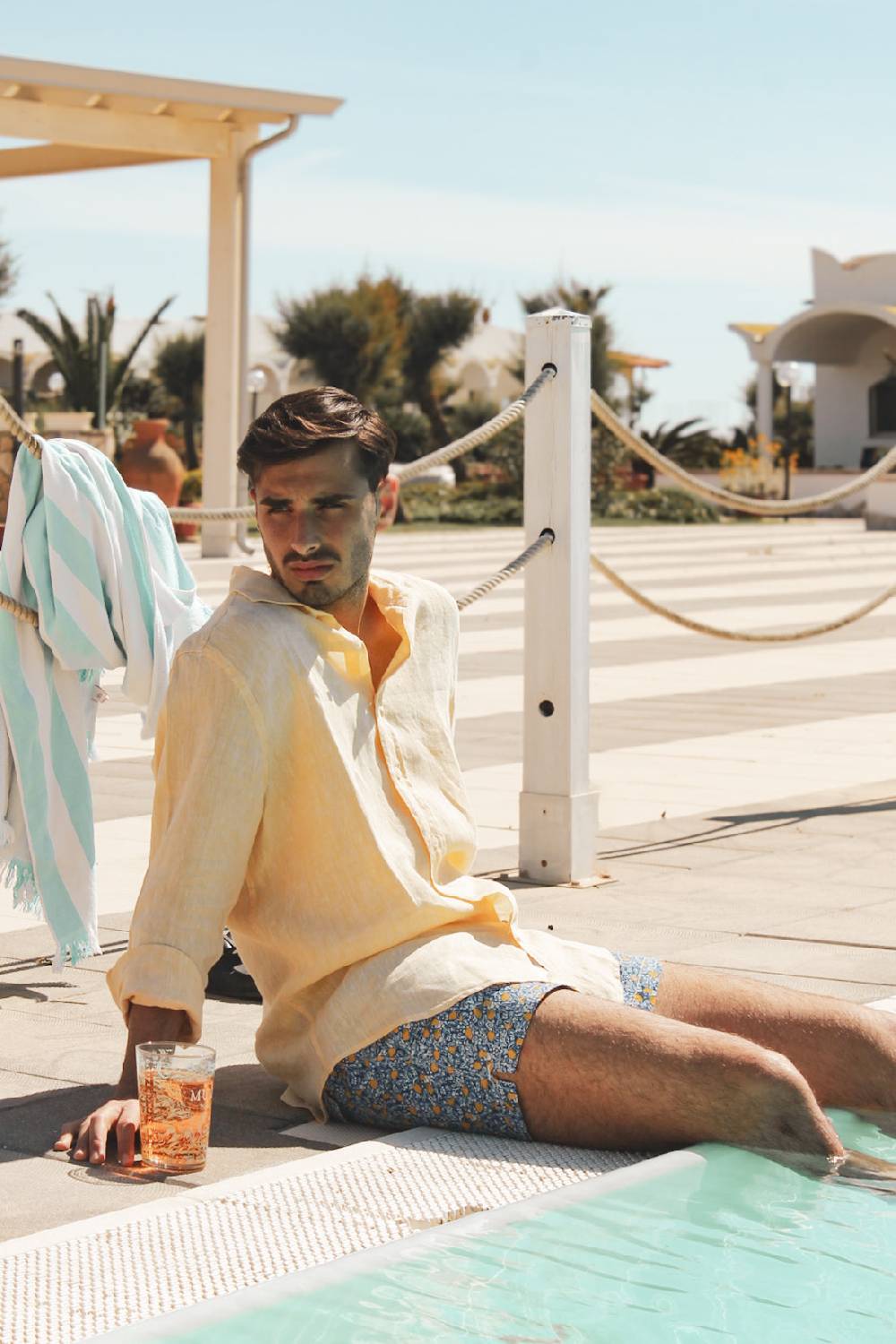 Portofiori CAMICIA PURO LINO In Vendita
