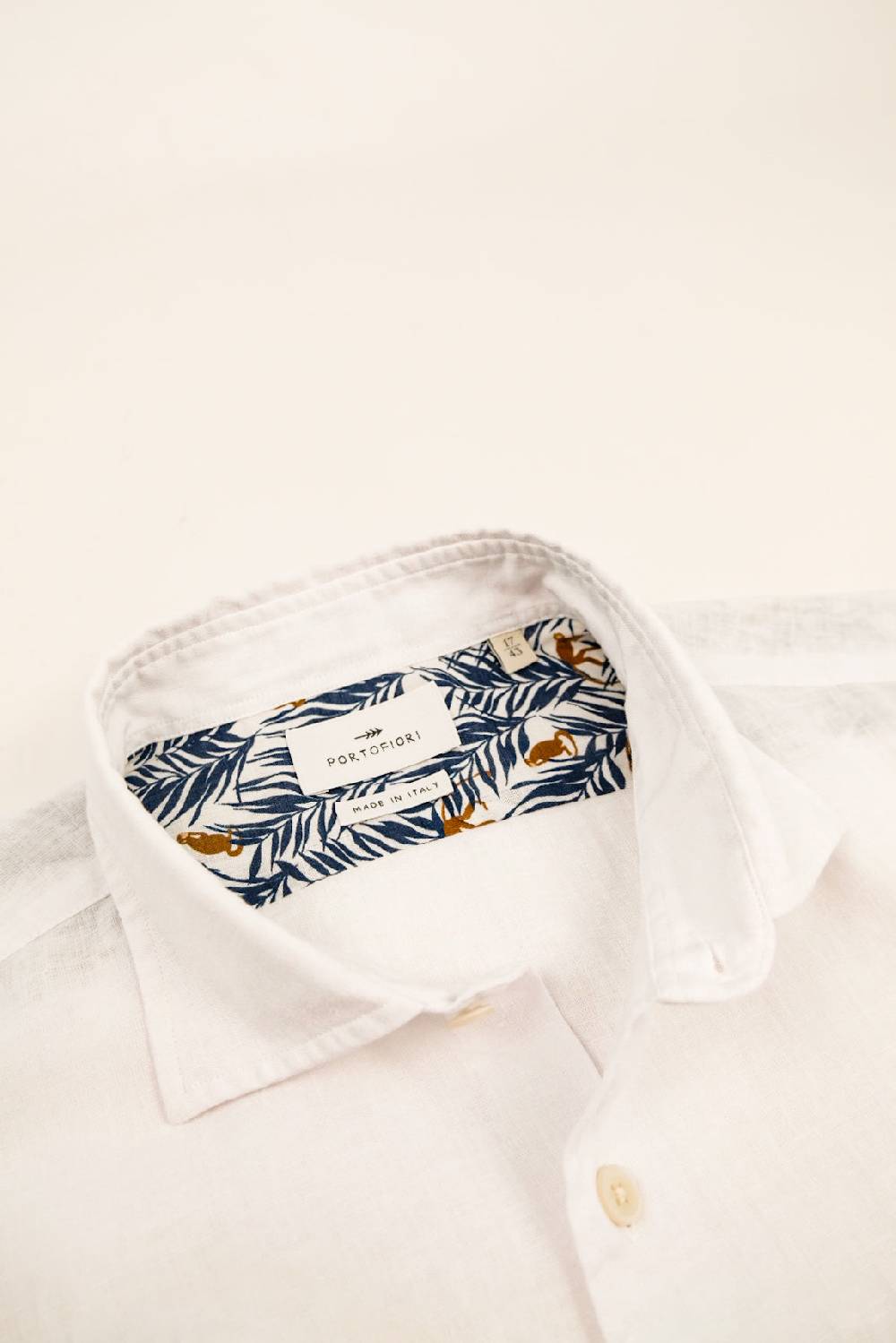 Portofiori CAMICIA MISTO LINO Saldi