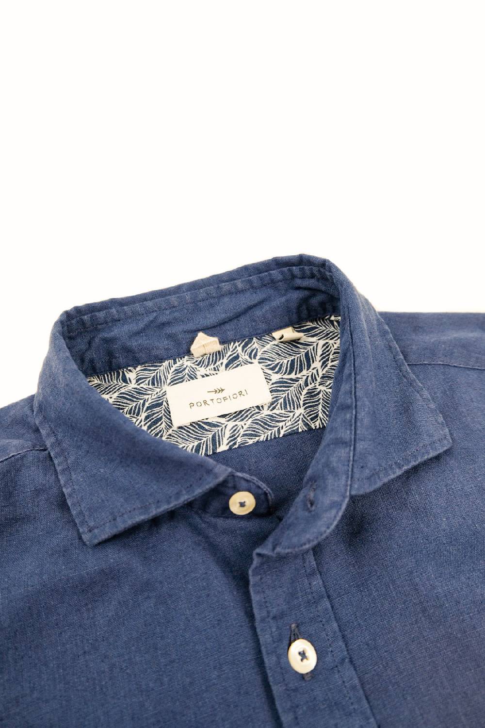 Portofiori CAMICIA MISTO LINO Saldi