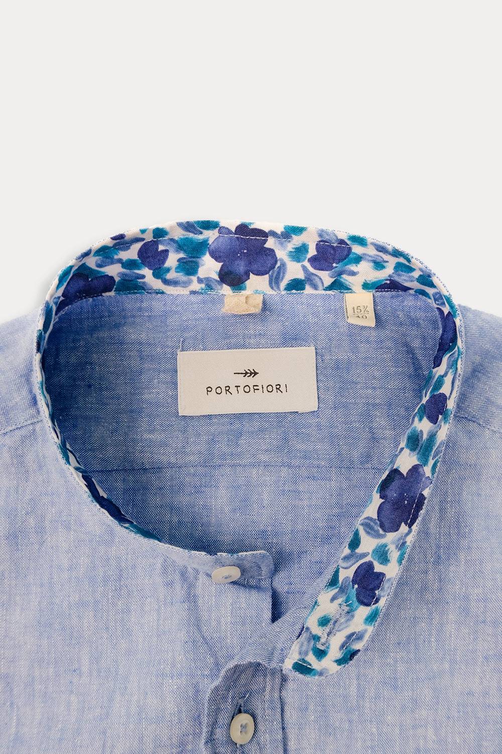 Portofiori CAMICIA KOREA MISTO LINO Offerte