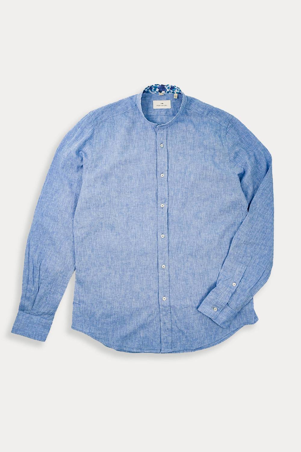 Portofiori CAMICIA KOREA MISTO LINO Offerte