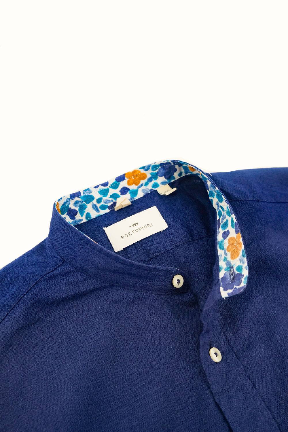 Portofiori CAMICIA KOREA MISTO LINO Offerte