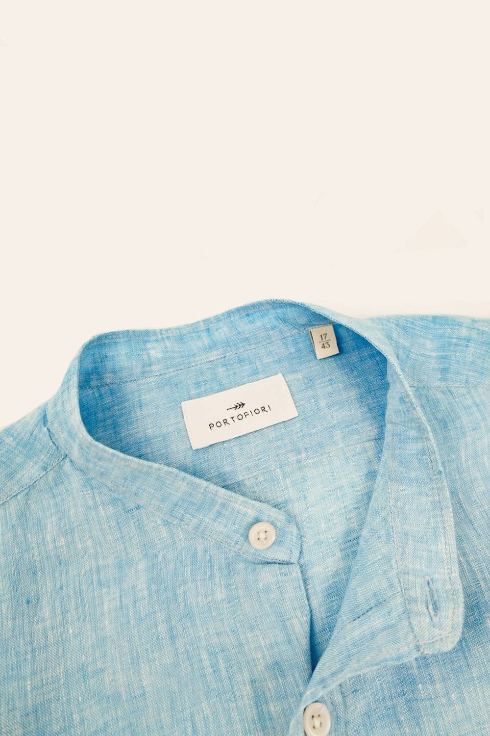 Portofiori CAMICIA KOREA PURO LINO Vendita Economica