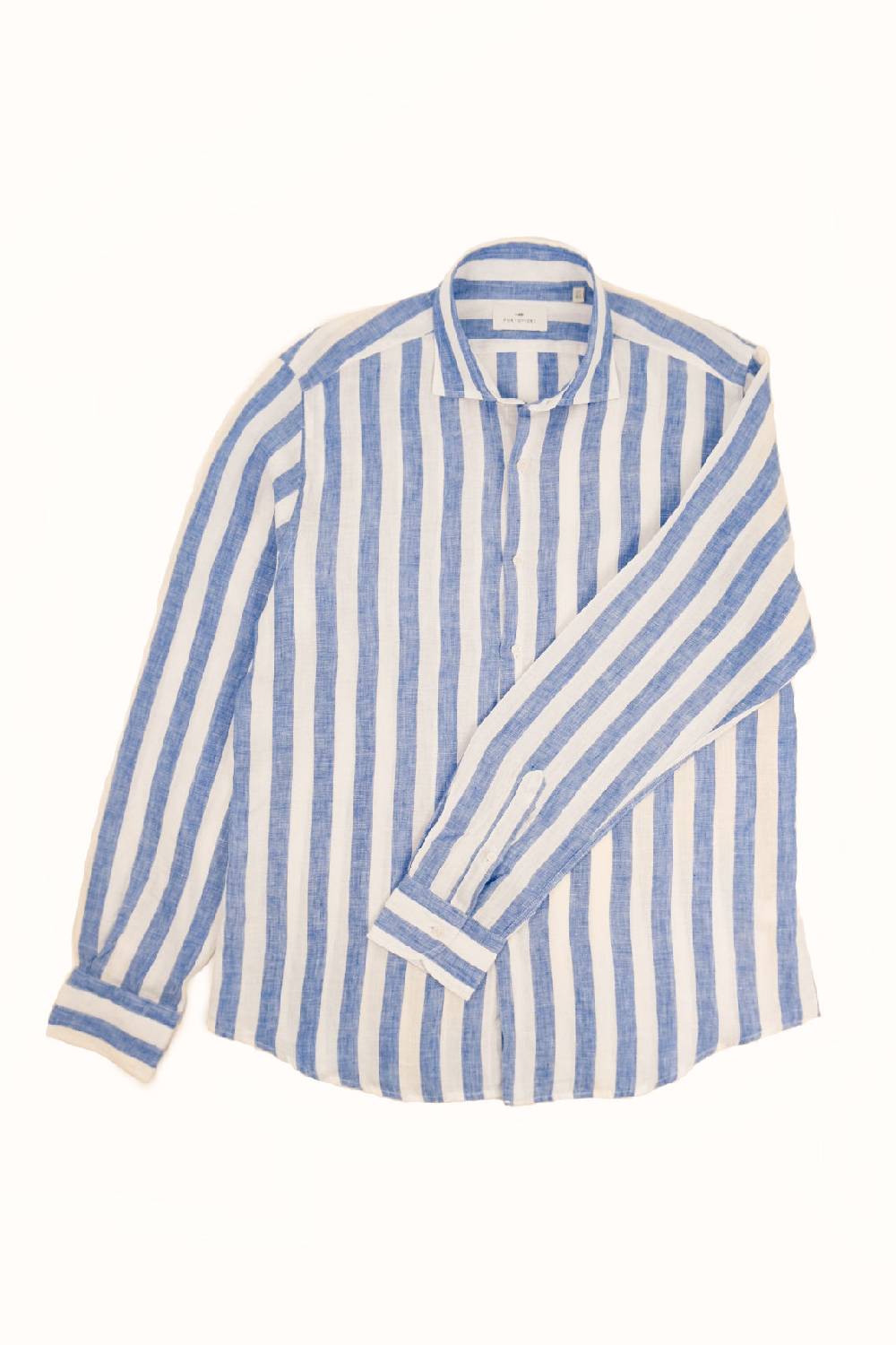 Portofiori CAMICIA RIGATA PURO LINO I Più Venduti