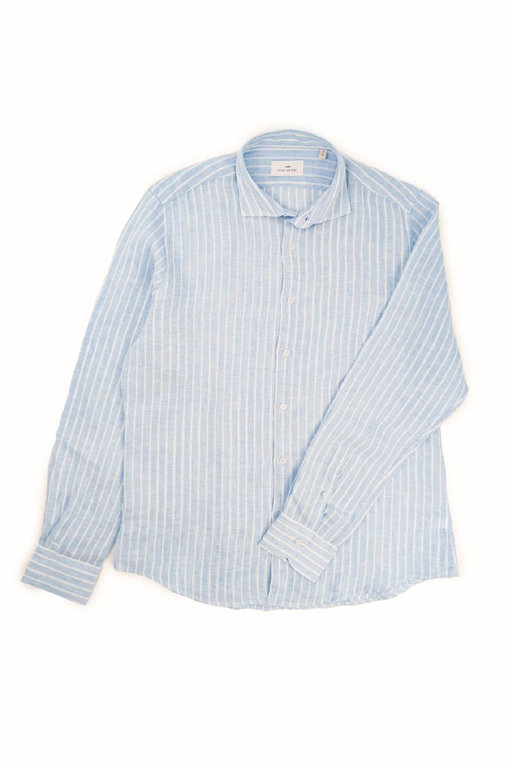 Portofiori CAMICIA RIGATA PURO LINO In Saldo