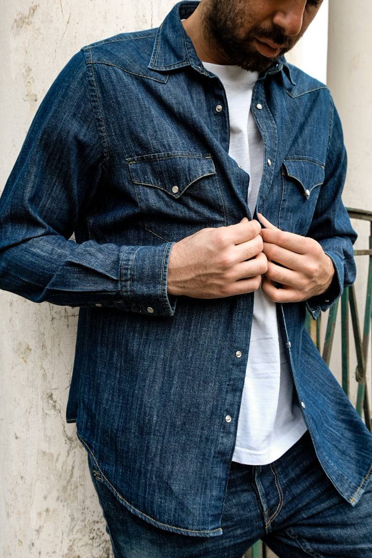 Portofiori CAMICIA DENIM TEXANA