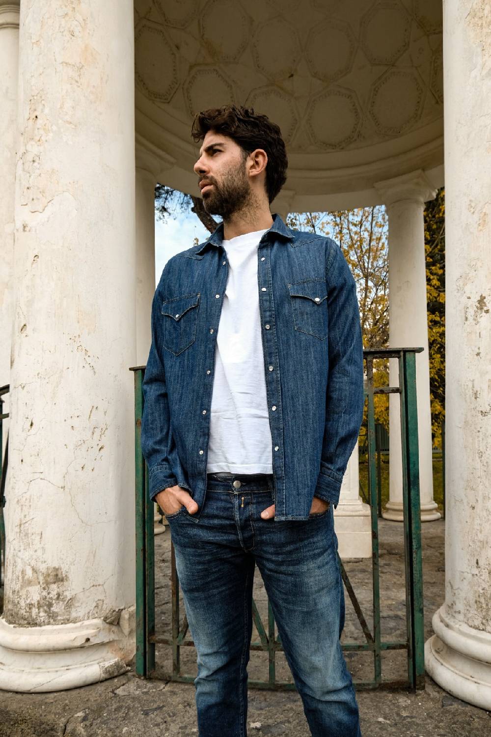 Portofiori CAMICIA DENIM TEXANA Shopping Online