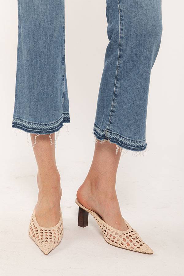 PS. Don't Forget Me SHARON LOW RISE FLARE CROPPED FIT Hotsell