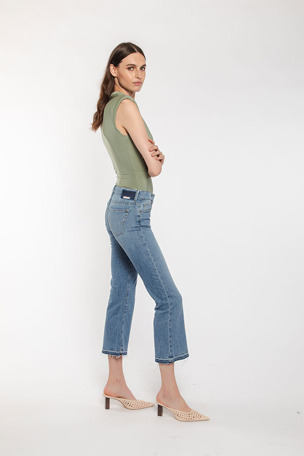 PS. Don't Forget Me SHARON LOW RISE FLARE CROPPED FIT Hotsell