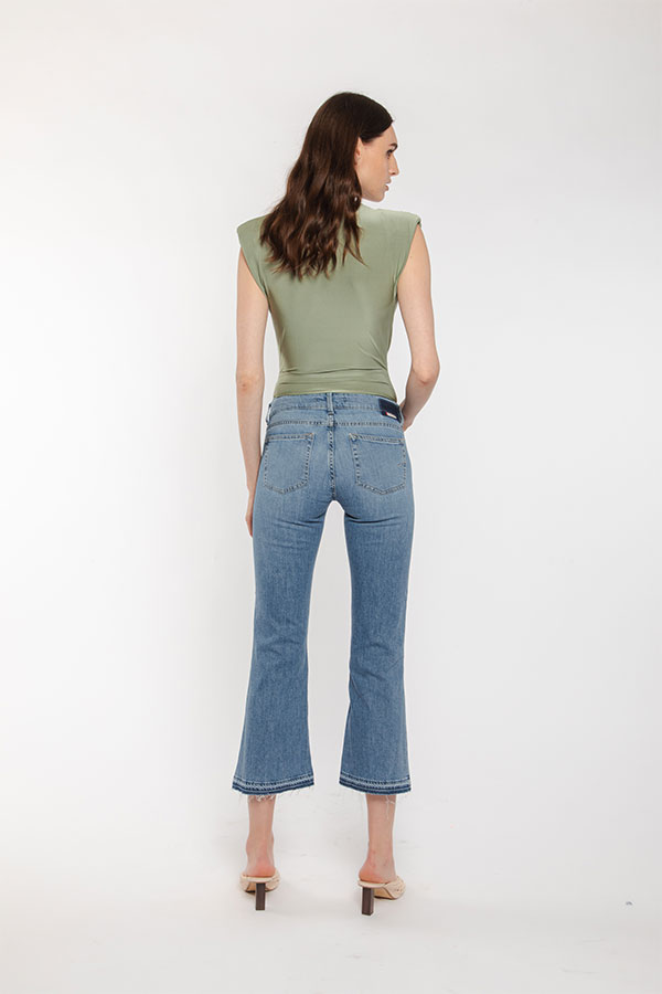 PS. Don't Forget Me SHARON LOW RISE FLARE CROPPED FIT Hotsell