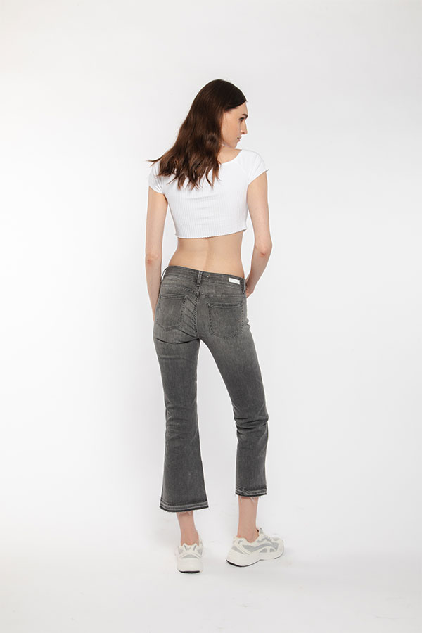 PS. Don't Forget Me SHARON LOW RISE FLARE CROPPED FIT Vendita Calda