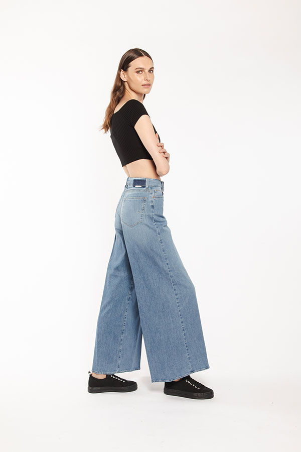 PS. Don't Forget Me SERENA HIGH RISE WIDE LEG FIT Saldi Di Fabbrica