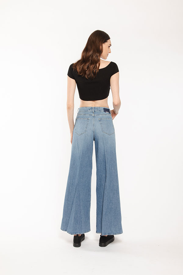 PS. Don't Forget Me SERENA HIGH RISE WIDE LEG FIT Saldi Di Fabbrica