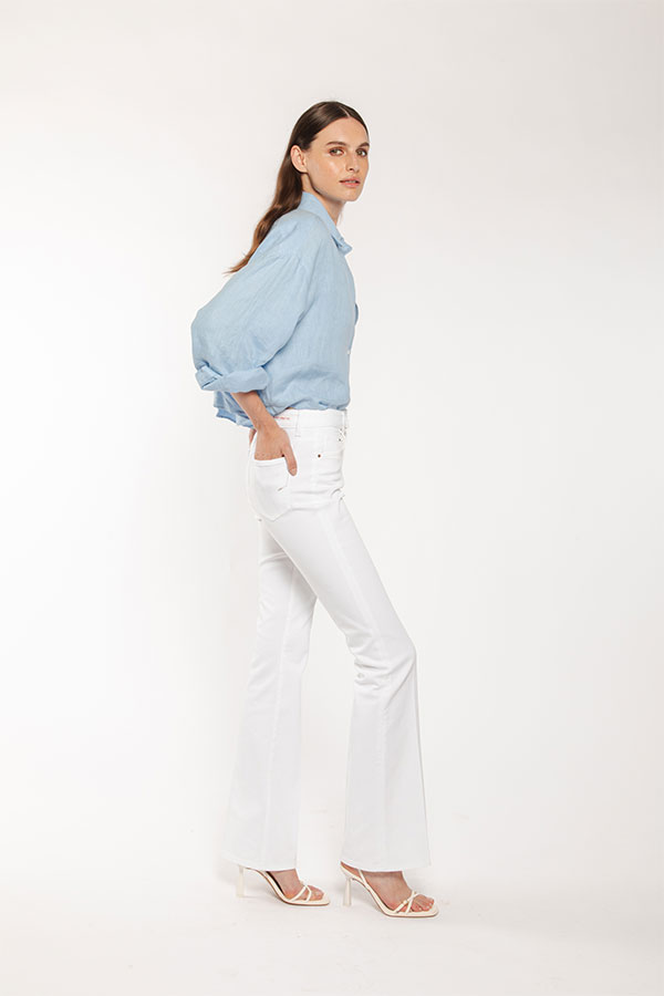 PS. Don't Forget Me MONICA HIGH RISE BELL BOTTOM FIT Vendite Flash