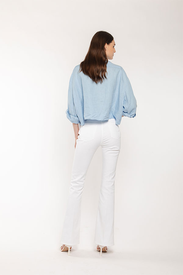 PS. Don't Forget Me MONICA HIGH RISE BELL BOTTOM FIT Vendite Flash