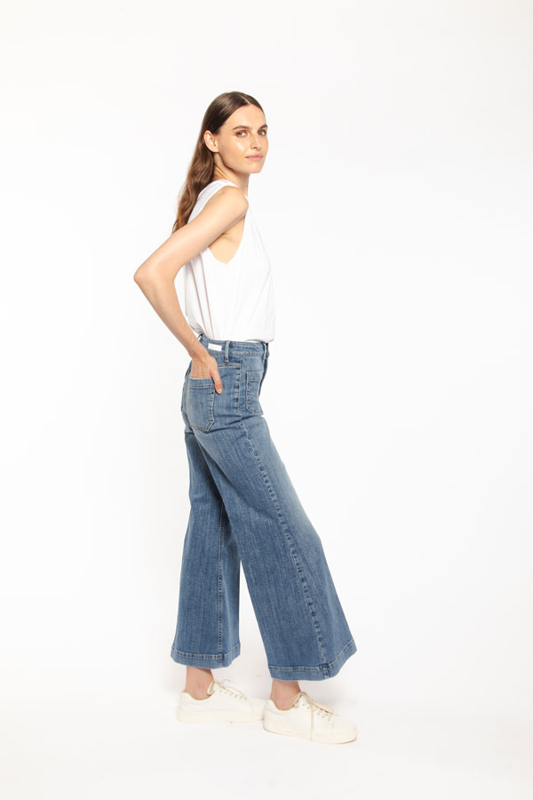PS. Don't Forget Me LUDOVICA HIGH RISE STRAIGHT RELAXED FIT Italia