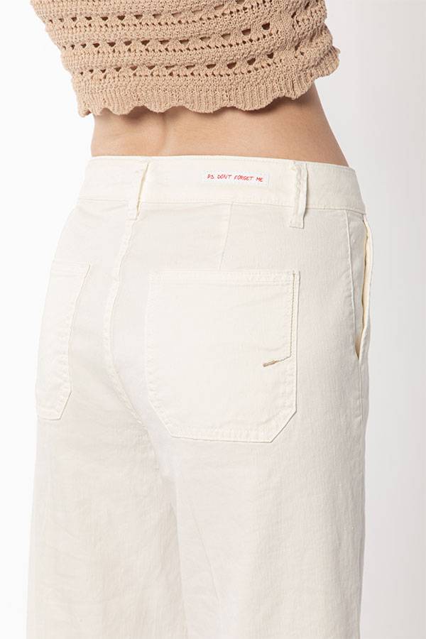 PS. Don't Forget Me EVA MID RISE PALAZZO CROPPED FIT 50% di sconto con spedizione gratuita
