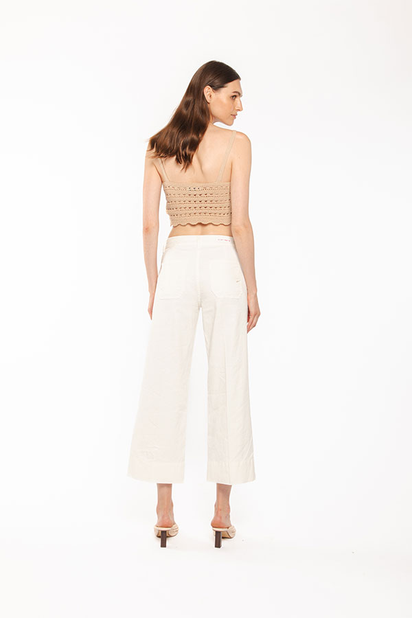 PS. Don't Forget Me EVA MID RISE PALAZZO CROPPED FIT 50% di sconto con spedizione gratuita