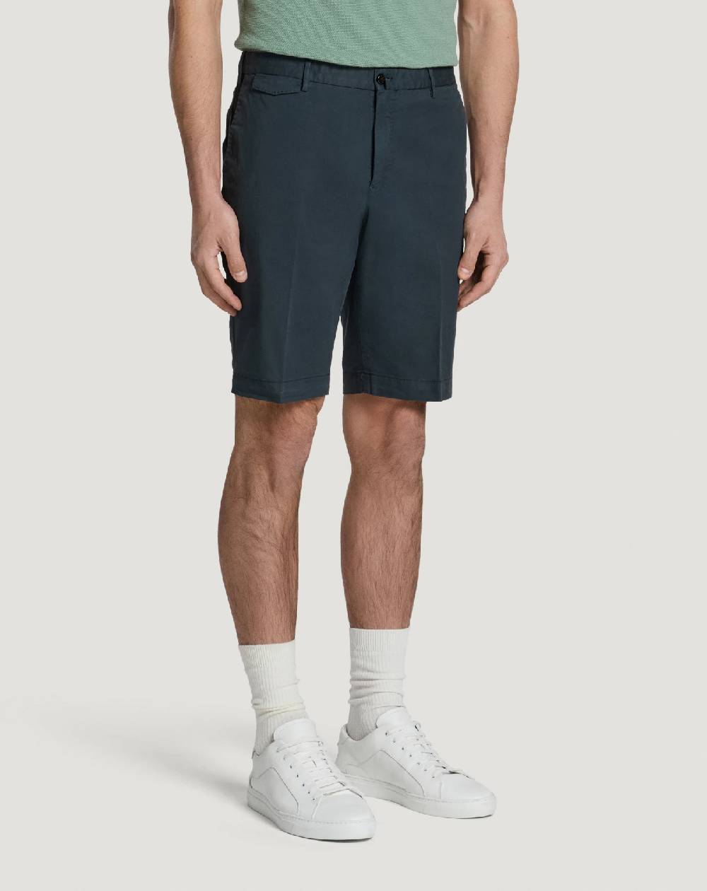 Pt Torino Bermuda in gabardina stretch Promozione Limitata