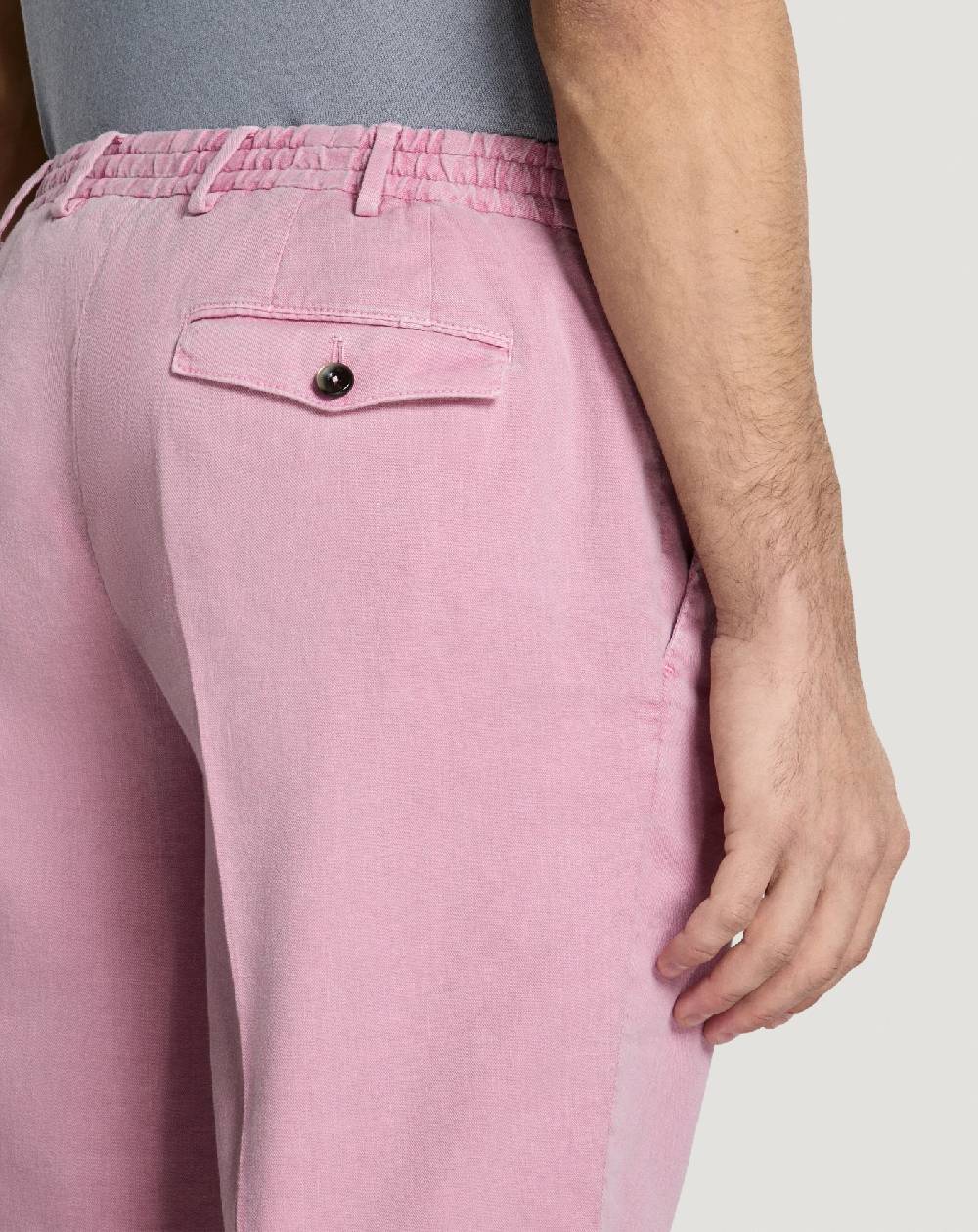 Pt Torino Bermuda in lino stretch délavé Novità