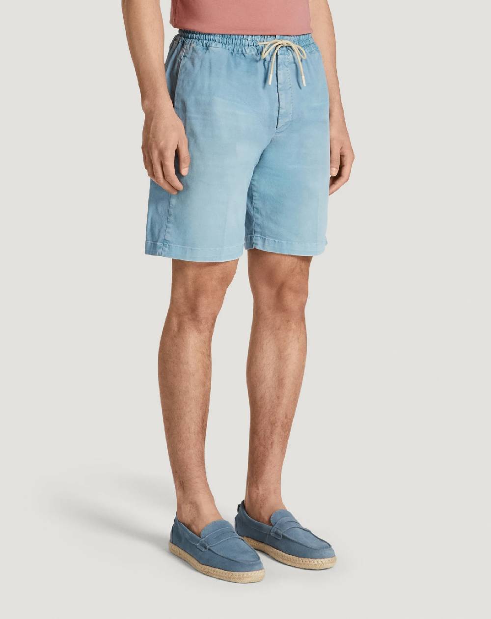 Pt Torino Bermuda in gabardina di cotone Sconto