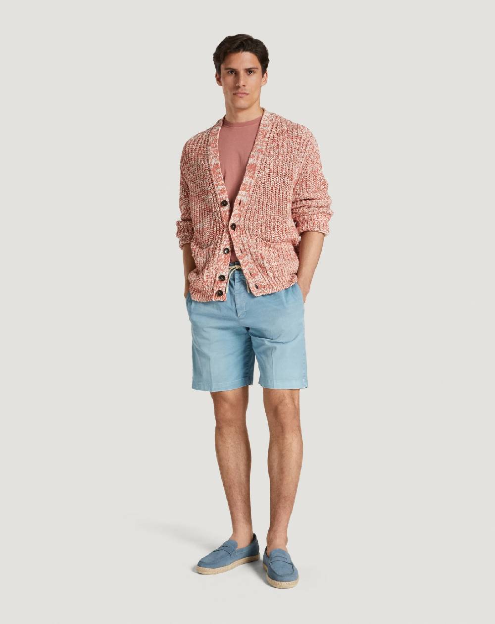 Pt Torino Bermuda in gabardina di cotone Sconto