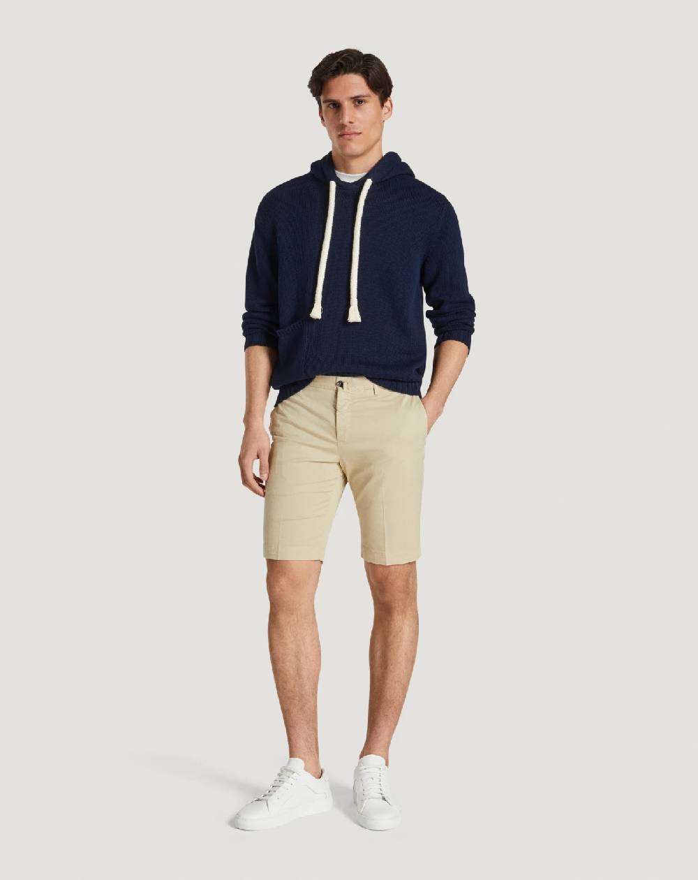 Pt Torino Bermuda in gabardina stretch Outlet