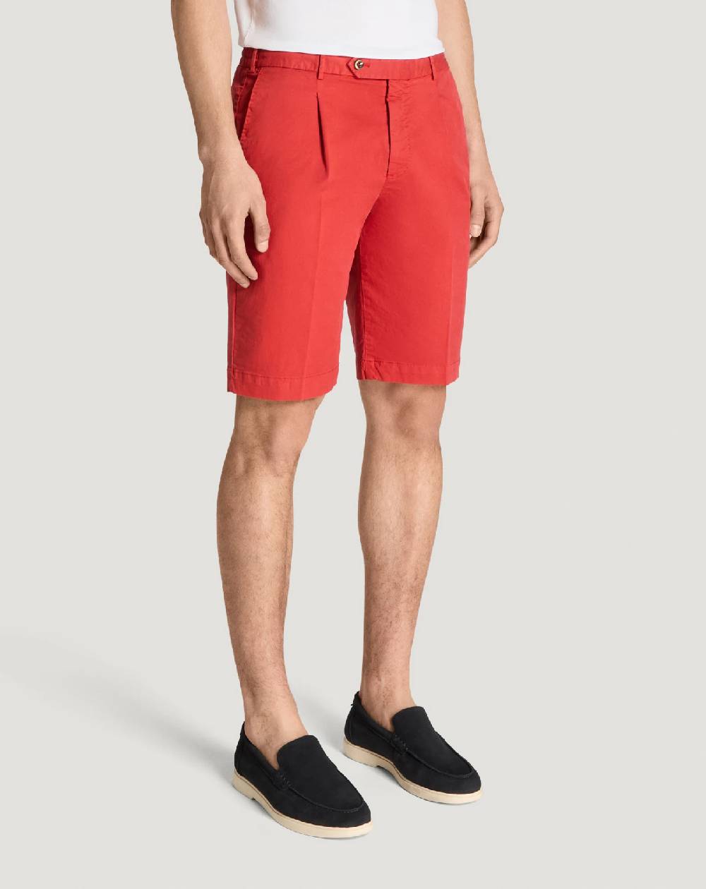 Pt Torino Bermuda in gabardina di cotone Offerte