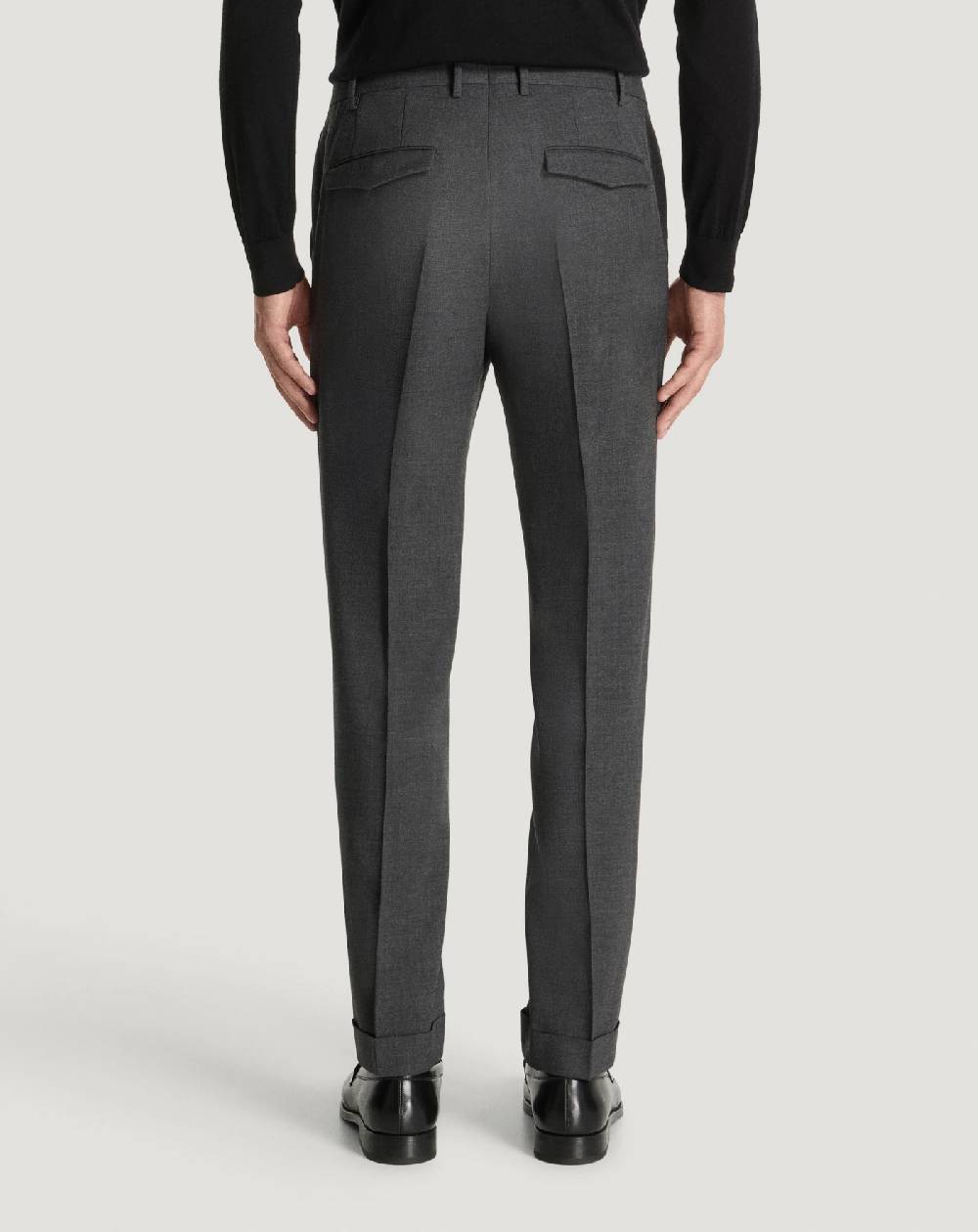 Pt Torino Pantaloni Master in lana batavia Vendita