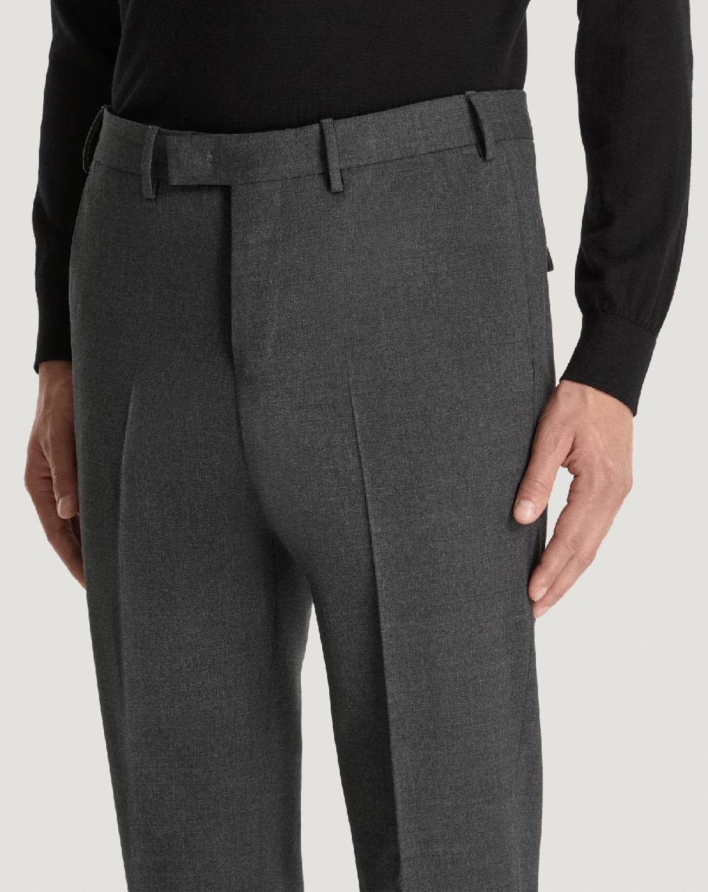 Pt Torino Pantaloni Master in lana batavia Vendita