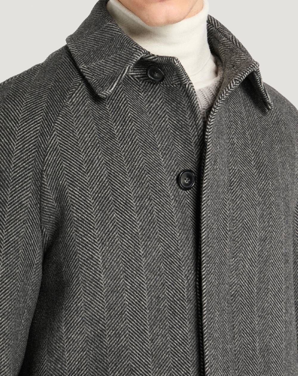 Pt Torino Cappotto in drap di lana e cachemire Promozione Limitata