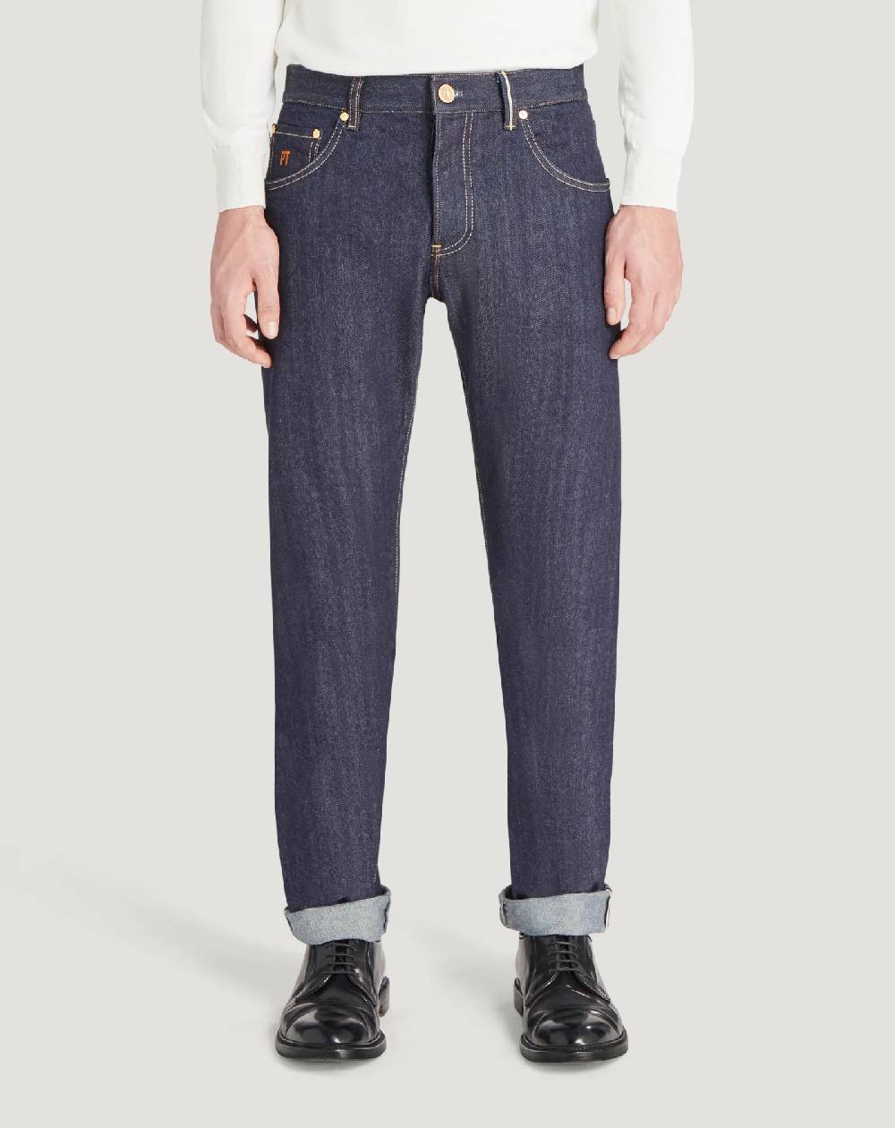 Pt Torino Jeans Breakbeat in denim organico stretch Sottocosto