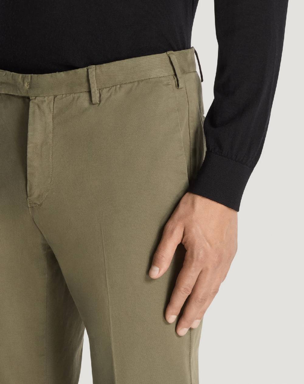 Pt Torino Pantaloni Skinny in cotone batavia Sconto