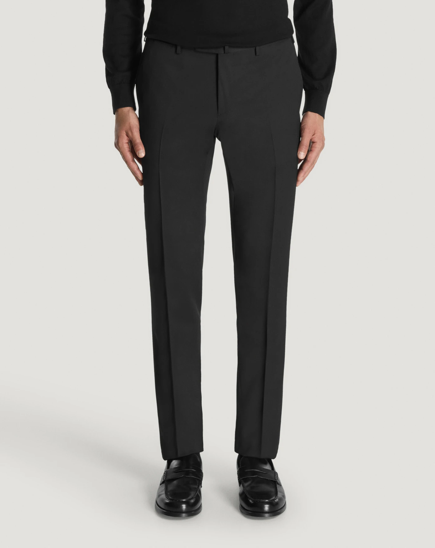 Pt Torino Pantaloni Superslim in tecno lana Hotsell
